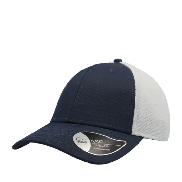 Gift Campaign Cappellino bicolore a 6 pannelli in nylon, poliestere e cotone 224g/m2> Cappellini Personalizzati