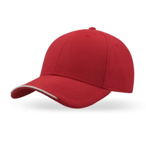 Gift Campaign Cappellino con bordo visiera bianco in poliestere riciclato 170 g/m2> Cappellini Personalizzati