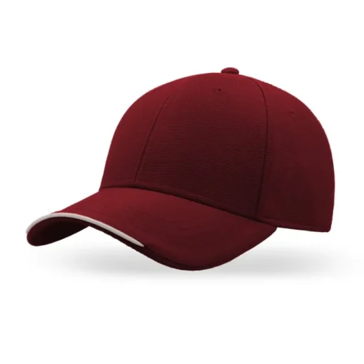 Gift Campaign Cappellino con bordo visiera bianco in poliestere riciclato 170 g/m2> Cappellini Personalizzati