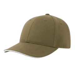 Gift Campaign Cappellino con visiera sandwich in cotone riciclato e organico 270g/m2></noscript> Cappellini Personalizzati