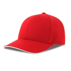 Gift Campaign Cappellino con visiera sandwich in cotone riciclato e organico 270g/m2></noscript> Cappellini Personalizzati