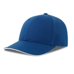 Gift Campaign Cappellino con visiera sandwich in cotone riciclato e organico 270g/m2></noscript> Cappellini Personalizzati