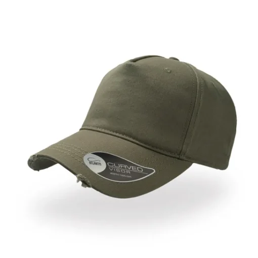 Gift Campaign Cappellino con visiera sfilacciata in twill di cotone chino da 290g/m2> Cappellini Personalizzati