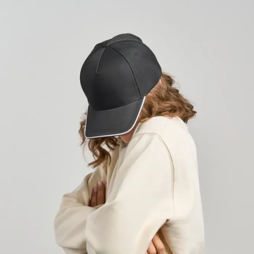 Gift Campaign Cappellino da baseball in poliestere riciclato 5 pannelli 220 g/m2> Cappellini Personalizzati