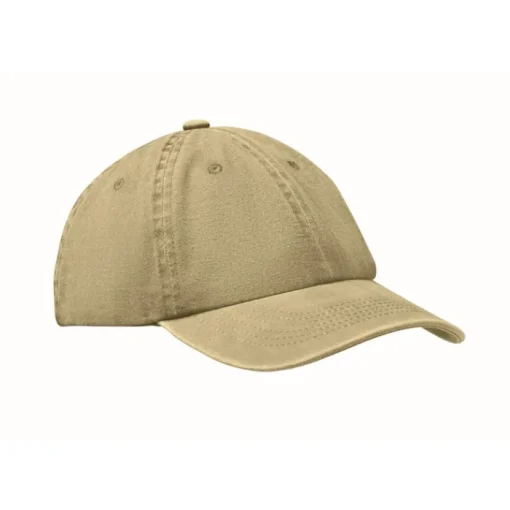 Gift Campaign Cappellino da baseball in cotone lavato con chiusura in velcro 265g/m²> Cappellini Personalizzati