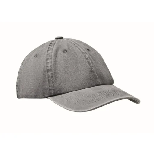 Gift Campaign Cappellino da baseball in cotone lavato con chiusura in velcro 265g/m²> Cappellini Personalizzati