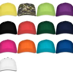 Gift Campaign Cappellino in cotone a 6 pannelli con chiusura in velcro posteriore></noscript> Cappellini Personalizzati