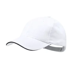 Gift Campaign Cappellino in cotone pettinato 6 pannelli con dettaglio sulla visiera></noscript> Cappellini Personalizzati