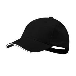 Gift Campaign Cappellino in cotone pettinato 6 pannelli con dettaglio sulla visiera></noscript> Cappellini Personalizzati