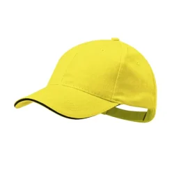 Gift Campaign Cappellino in cotone pettinato 6 pannelli con dettaglio sulla visiera></noscript> Cappellini Personalizzati