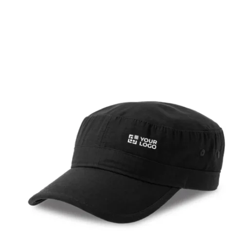 Gift Campaign Cappellino in cotone stile militare con chiusura in velcro 215 g/m2> Cappellini Personalizzati
