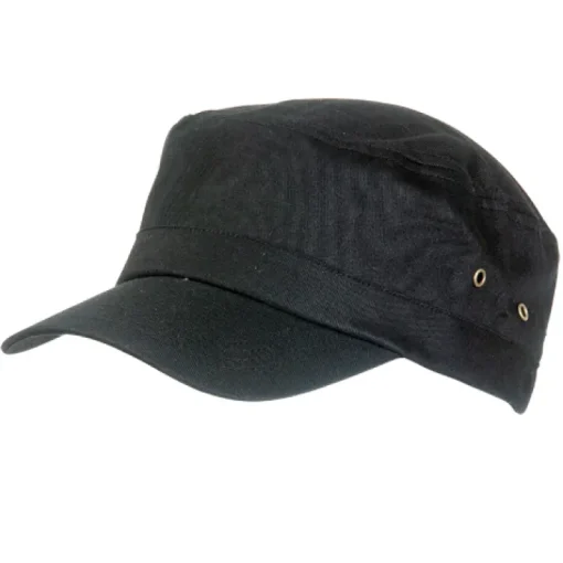Gift Campaign Cappellino in stile militare in cotone pettinato con chiusura regolabile Militar> Cappellini Personalizzati