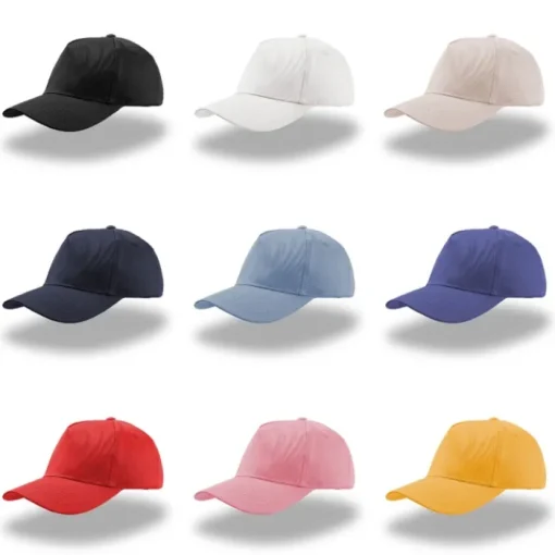 Gift Campaign Cappellino per bambini a 5 pannelli in cotone con chiusura in velcro> Cappellini Personalizzati