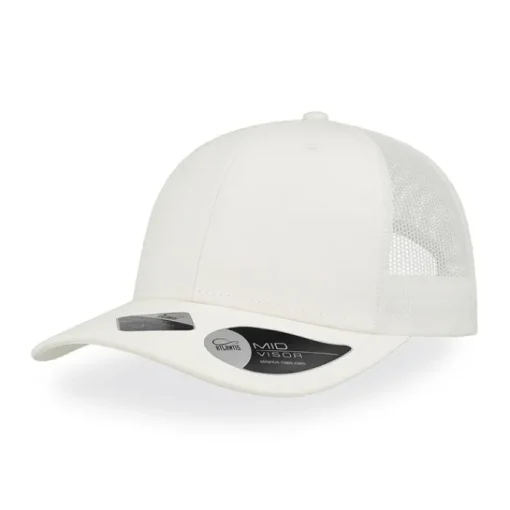 Gift Campaign Cappellino trucker con 6 pannelli in tela di cotone riciclato 250 g/m2> Cappellini Personalizzati