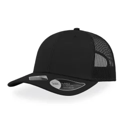 Gift Campaign Cappellino trucker con 6 pannelli in tela di cotone riciclato 250 g/m2> Cappellini Personalizzati