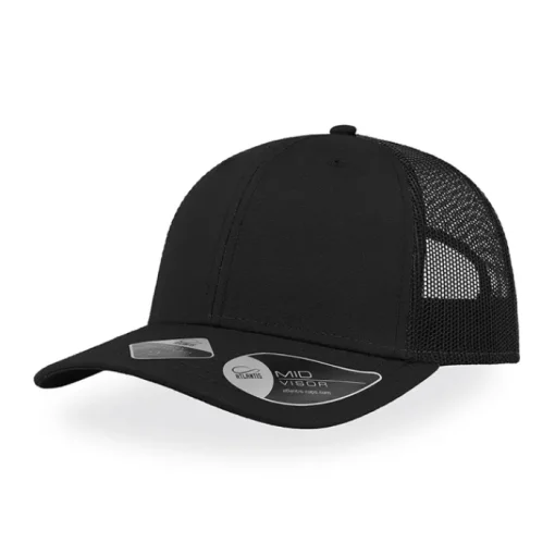 Gift Campaign Cappellino trucker con 6 pannelli in tela di cotone riciclato 250 g/m2> Cappellini Personalizzati