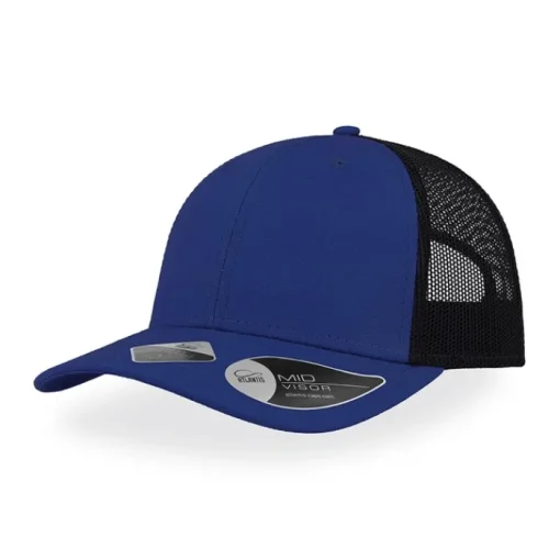 Gift Campaign Cappellino trucker con 6 pannelli in tela di cotone riciclato 250 g/m2> Cappellini Personalizzati