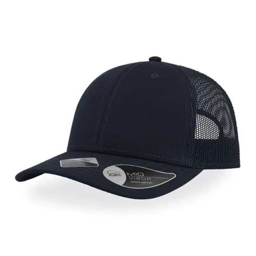 Gift Campaign Cappellino trucker con 6 pannelli in tela di cotone riciclato 250 g/m2> Cappellini Personalizzati