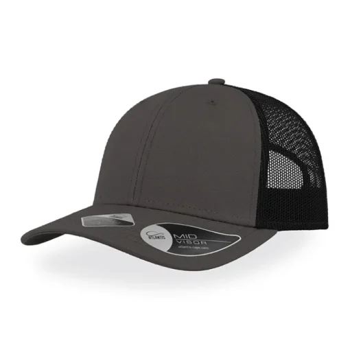 Gift Campaign Cappellino trucker con 6 pannelli in tela di cotone riciclato 250 g/m2> Cappellini Personalizzati