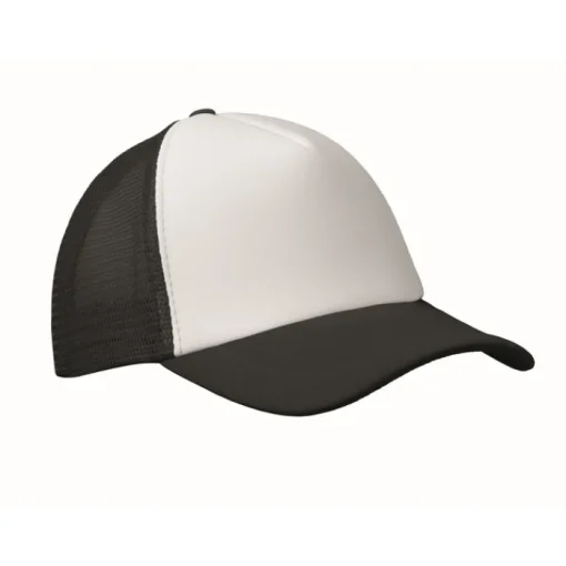 Gift Campaign Cappellino trucker in poliestere 140-150g/m² con parte frontale bianca> Cappellini Personalizzati