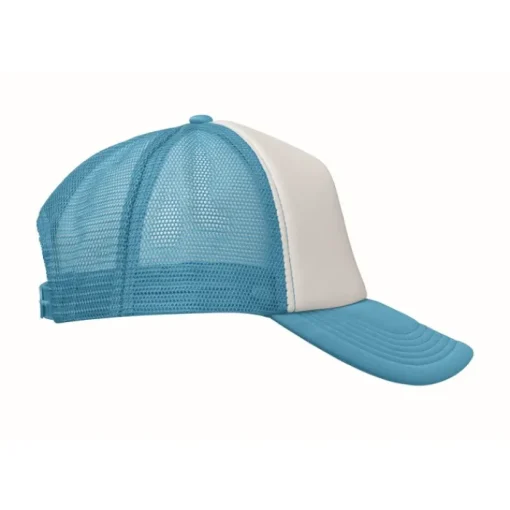 Gift Campaign Cappellino trucker in poliestere 140-150g/m² con parte frontale bianca> Cappellini Personalizzati