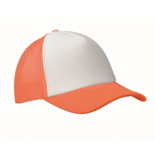 Gift Campaign Cappellino trucker in poliestere 140-150g/m² con parte frontale bianca> Cappellini Personalizzati