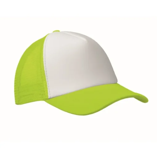 Gift Campaign Cappellino trucker in poliestere 140-150g/m² con parte frontale bianca> Cappellini Personalizzati