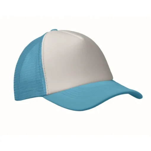 Gift Campaign Cappellino trucker in poliestere 140-150g/m² con parte frontale bianca> Cappellini Personalizzati