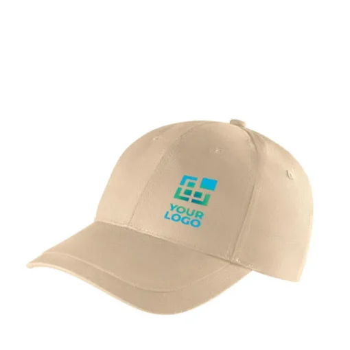 Gift Campaign Cappello 6 pannelli con fibbia regolabile in cotone riciclato 280g/m2> Cappellini Personalizzati