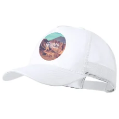Gift Campaign Cappello 5 pannelli con rete posteriore e chiusura regolabile in plastica> Cappellini Personalizzati