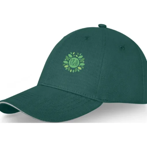 Gift Campaign Cappello 6 pannelli cotone 260g/m2 visiera precurvata con fibbia Metal> Cappellini Personalizzati