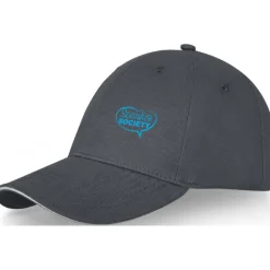 Gift Campaign Cappello 6 pannelli cotone 260g/m2 visiera precurvata con fibbia Metal></noscript> Cappellini Personalizzati