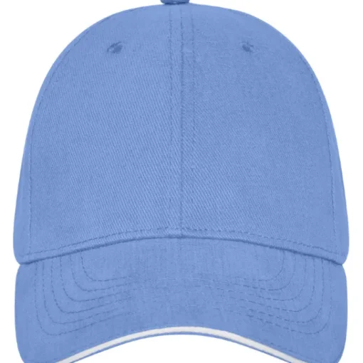 Gift Campaign Cappello 6 pannelli cotone 260g/m2 visiera precurvata con fibbia Metal> Cappellini Personalizzati
