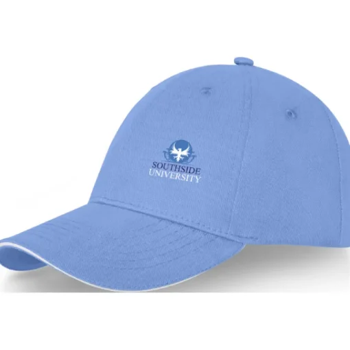 Gift Campaign Cappello 6 pannelli cotone 260g/m2 visiera precurvata con fibbia Metal> Cappellini Personalizzati