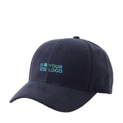Gift Campaign Cappello a 6 pannelli con fibbia in pelle scamosciata 110 g/m²></noscript> Cappellini Personalizzati