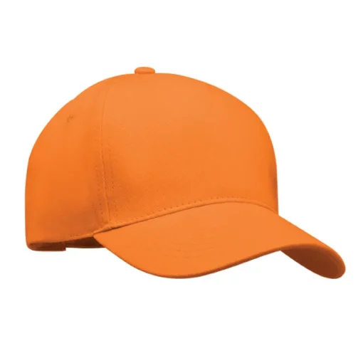 Gift Campaign Cappello a 5 pannelli in twill di cotone con bordo visiera colorato> Cappellini Personalizzati