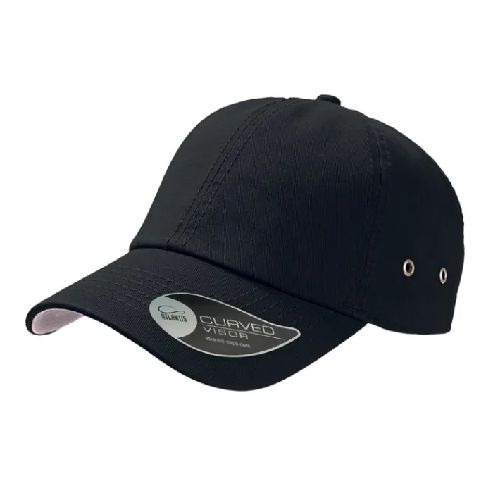 Gift Campaign Cappello baseball con occhielli di metallo in twill di cotone 250 g/m2> Cappellini Personalizzati