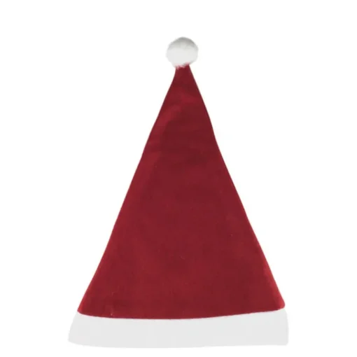 Gift Campaign Cappello classico da Babbo Natale in feltro con bordo e pompon bianco> Gadget Natalizi