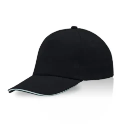 Gift Campaign Cappello con bordo della visiera colorato in cotone pettinato 255g/m2> Cappellini Personalizzati