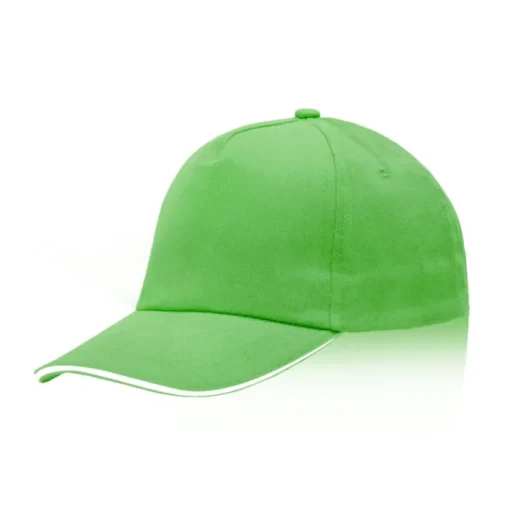 Gift Campaign Cappello con bordo della visiera colorato in cotone pettinato 255g/m2> Cappellini Personalizzati
