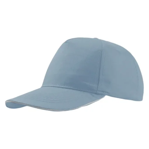 Gift Campaign Cappello con visiera a contrasto di colore in cotone leggero 160 g/m2> Cappellini Personalizzati