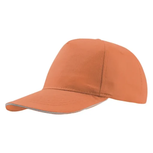 Gift Campaign Cappello con visiera a contrasto di colore in cotone leggero 160 g/m2> Cappellini Personalizzati