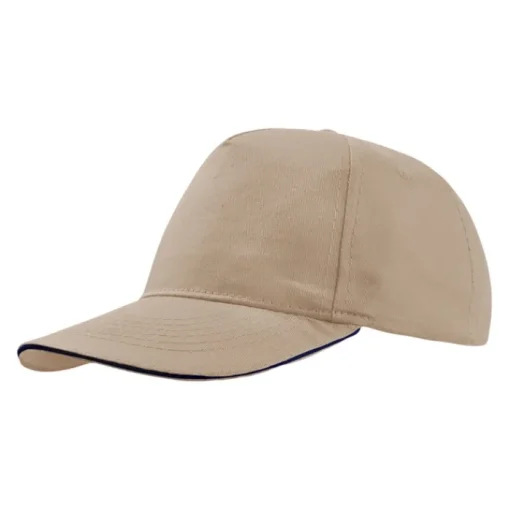 Gift Campaign Cappello con visiera a contrasto di colore in cotone leggero 160 g/m2> Cappellini Personalizzati