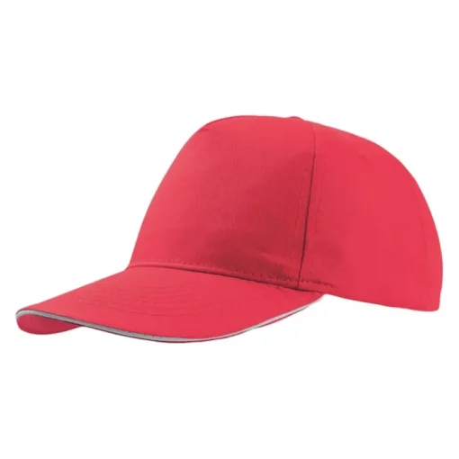 Gift Campaign Cappello con visiera a contrasto di colore in cotone leggero 160 g/m2> Cappellini Personalizzati