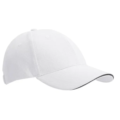 Gift Campaign Cappello con visiera sandwitch in cotone con fibbia di metallo Cottonclub> Cappellini Personalizzati