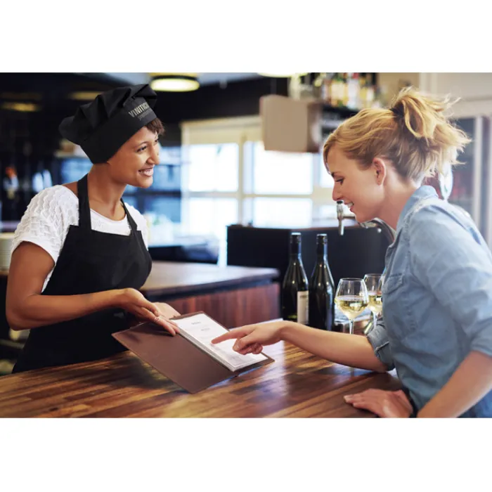 Gift Campaign Cappello da cuoco pubblicitario in cotone con chiusura in velcro Topchef> Altri Utensili Da Cucina