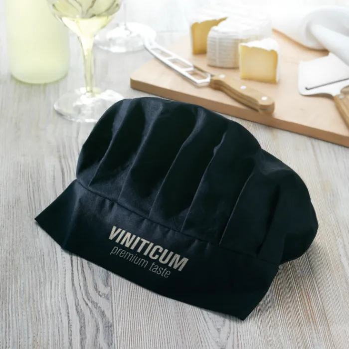 Gift Campaign Cappello da cuoco pubblicitario in cotone con chiusura in velcro Topchef> Altri Utensili Da Cucina