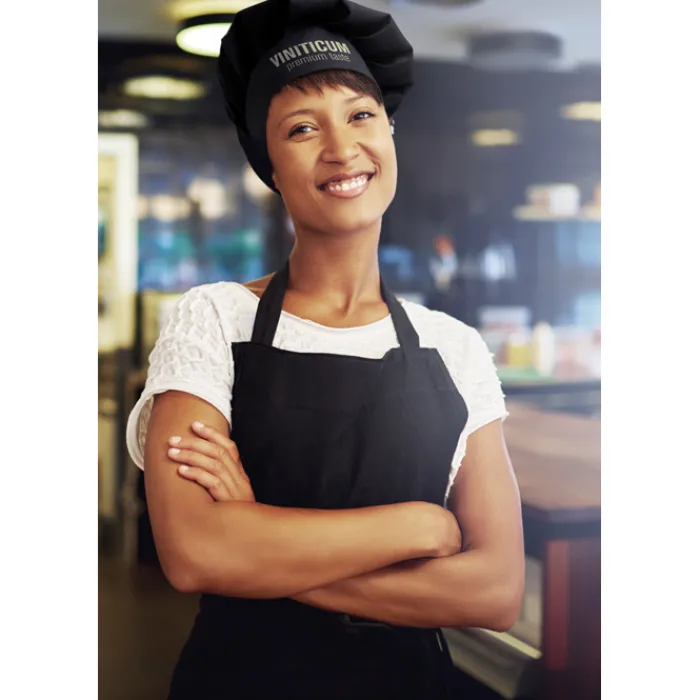 Gift Campaign Cappello da cuoco pubblicitario in cotone con chiusura in velcro Topchef> Altri Utensili Da Cucina