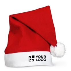 Gift Campaign Cappello di Babbo Natale in feltro per feste aziendali Santa> Gadget Natalizi