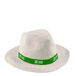 Gift Campaign Cappello di carta classico a tesa larga con nastro personalizzabile></noscript> Cappelli Di Paglia Personalizzati